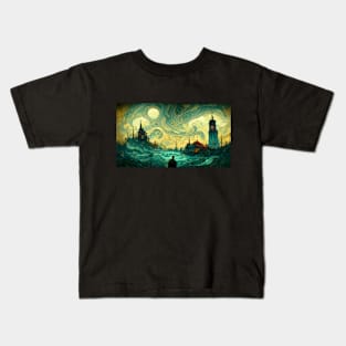 The Sky of Vincent Van Gogh (day3） Kids T-Shirt